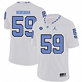 North Carolina Tar Heels 59 Andy Bershak White College Football Jersey Dzhi